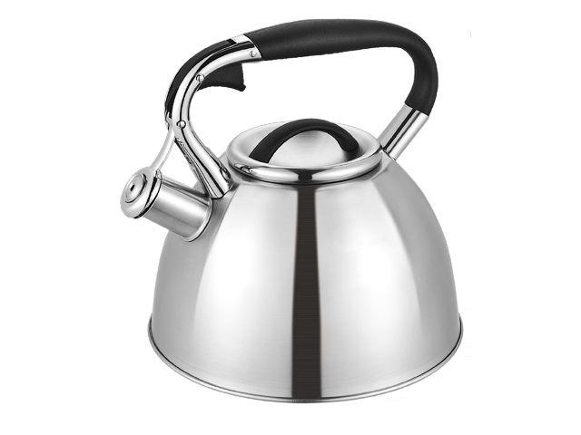 Чайник со свистком, нержавеющая сталь, 3.0 л, Jasmine, PERFECTO LINEA (Диаметр 22 см., высота 23 см., общий - фото 1 - id-p210109151