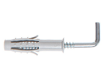 Дюбель с Г-образным крючком 6х35 мм (4 шт в зип-локе) STARFIX