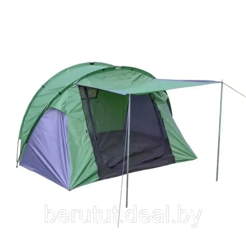 3х местная туристическая палатка lanyu LY-1709 / Трехместная кемпинговая палатка 91008-3
