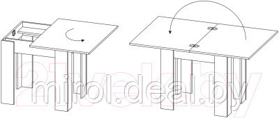 Обеденный стол Сокол-Мебель СО-1 - фото 3 - id-p210118363