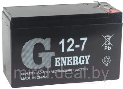 Аккумуляторная батарея G-Energy 12-7 - фото 1 - id-p210118379