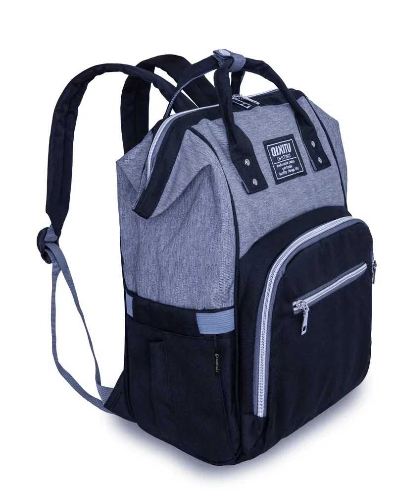 Сумка - рюкзак для мамы с термо-карманами для бутылочек Qixitu - фото 5 - id-p210134249