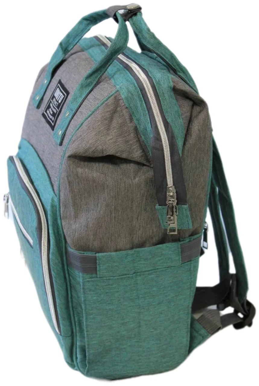 Сумка - рюкзак для мамы с термо-карманами для бутылочек Qixitu - фото 4 - id-p210134442