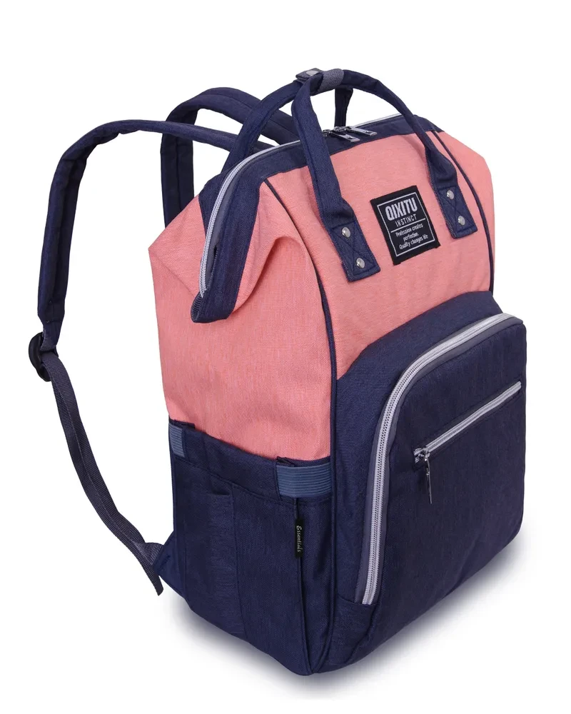 Сумка - рюкзак для мамы с термо-карманами для бутылочек Qixitu - фото 4 - id-p210134583