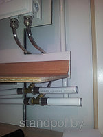 Подключение радиаторов отопления нижнее.