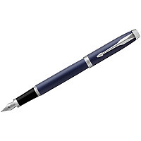 Перьевая ручка Parker IM Matte Blue CT, 0,8 мм