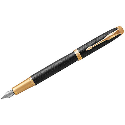 Перьевая ручка Parker IM Premium Black Gold GT, 0,8 мм, фото 2