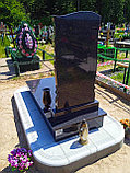 ОДИНОЧНЫЙ ГРАНИТНЫЙ ПАМЯТНИК В КЛАССИЧЕСКОМ СТИЛЕ НЕБОЛЬШОГО РАЗМЕРА, фото 2