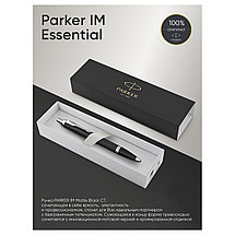 Ручка шариковая Parker IM Essential Muted Black CT, 1 мм, фото 3
