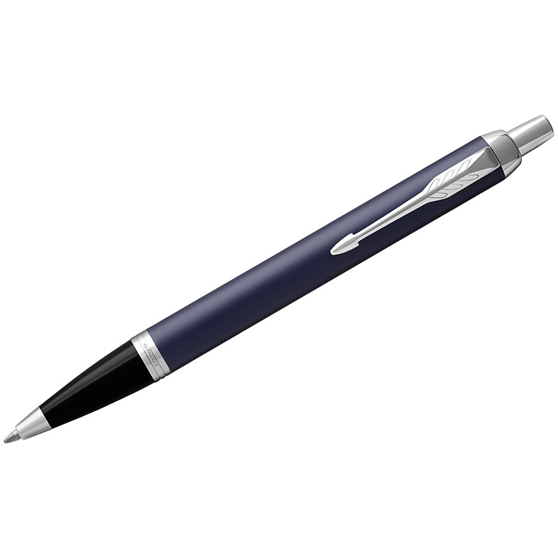Ручка шариковая Parker IM Matte Blue CT, 1 мм