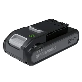 Аккумулятор Greenworks 24V, 4Ач, с двумя USB-C разъемами