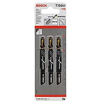 Пилка лобзиковая BOSCH ЛОБЗИКОВЫЕ ПИЛКИ T150RF 3 шт.