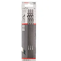 Пилка лобзиковая BOSCH ЛОБЗИКОВЫЕ ПИЛКИ T 744 D, HCS 3 шт.