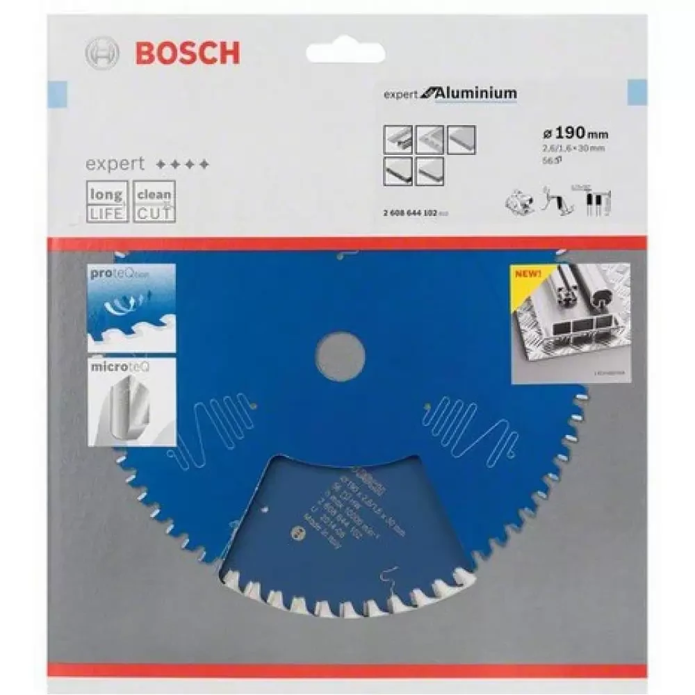 Пильный диск BOSCH Expert for Aluminium 190x30x2.6/1.6x56T