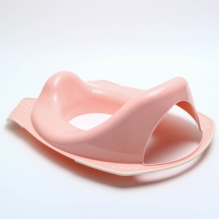 Детская накладка - сиденье на унитаз «Мишка» антискользящая, цвет розовый - фото 9 - id-p210188363