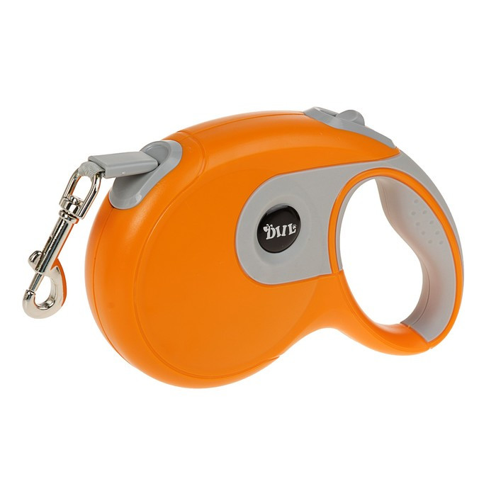 Рулетка DIIL, 8 м, до 50 кг, лента, прорезиненная ручка, оранжевая с серым - фото 2 - id-p210188490