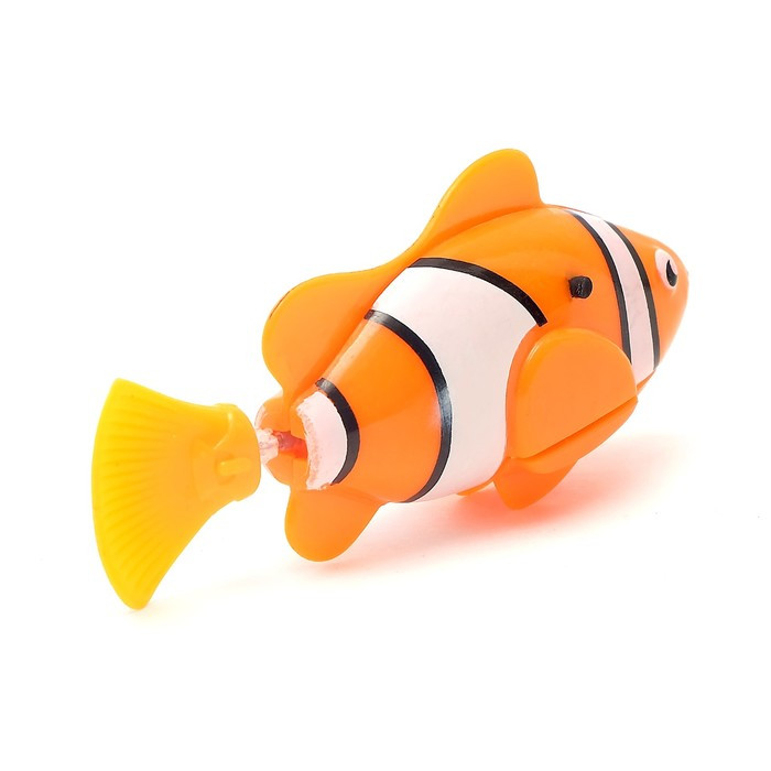 Аквариумная рыбка «Клоун», плавает в воде, работает от батареек - фото 5 - id-p210189200