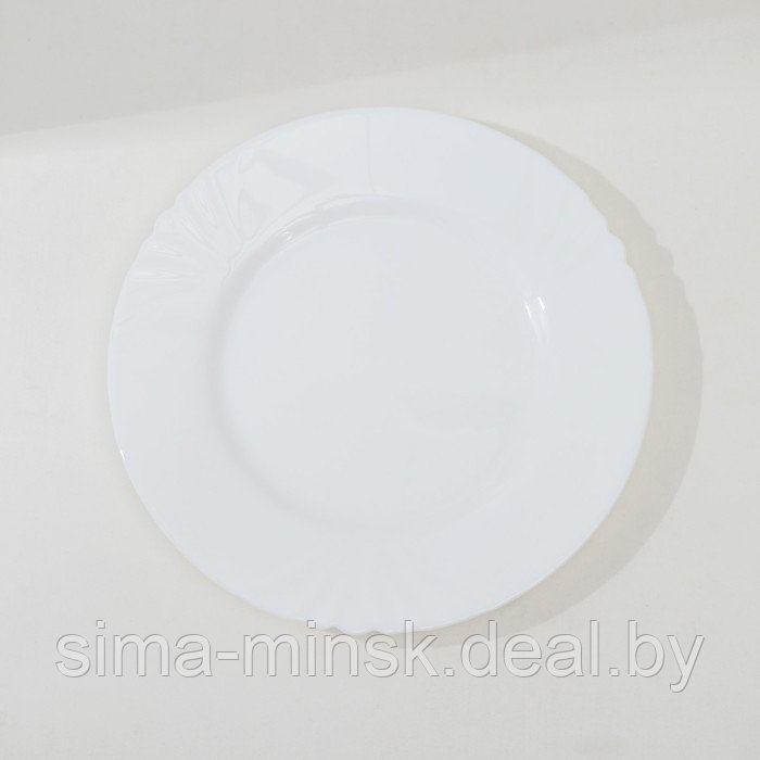 Набор десертных тарелок Luminarc CADIX, d=19,5 см, стеклокерамика, 6 шт, цвет белый - фото 3 - id-p210194461