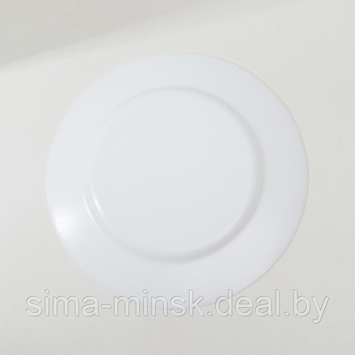 Набор обеденных тарелок Luminarc EVERYDAY, d=24 см, стеклокерамика, 6 шт, цвет белый - фото 4 - id-p210194470