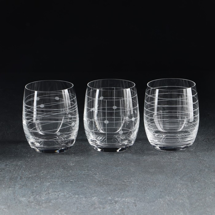 Набор стаканов для виски «Клаб Elements», 6 шт, 300 мл, хрустальное стекло - фото 3 - id-p210196180