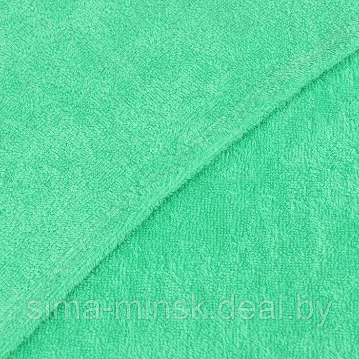 Полотенце-уголок махровый Крошка Я 85х85 см, цвет зелёный, 100% хлопок, 320 г/м2 - фото 4 - id-p210195571