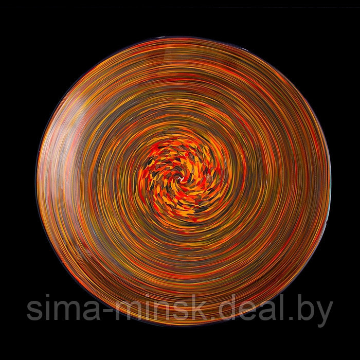 Блюдо интерьерное "Milan Glass", оранжевая, 48 × 48 см - фото 3 - id-p210194517