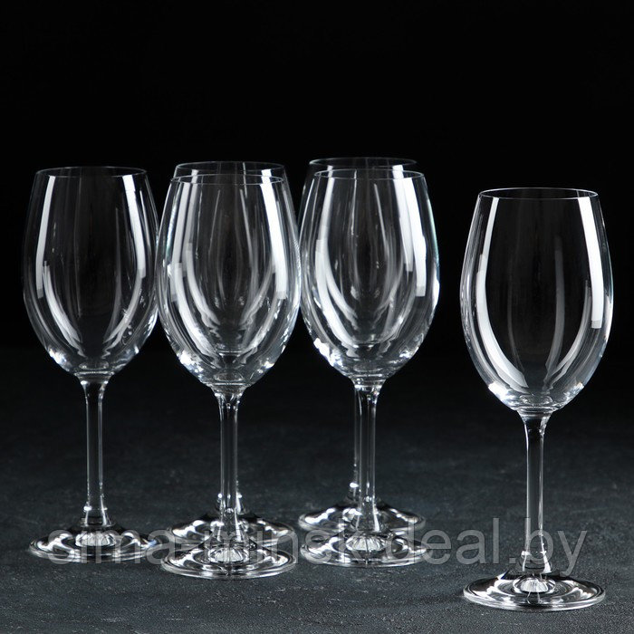 Набор бокалов для вина «Лара», 250 мл, 6 шт - фото 1 - id-p210193709