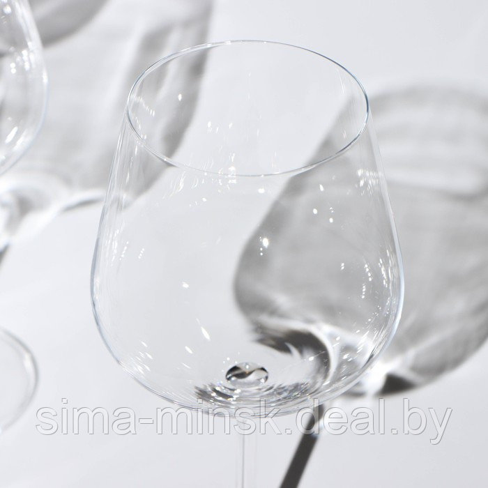 Набор бокалов для вина Strix, стеклянный, 600 мл, 6 шт - фото 3 - id-p210193712