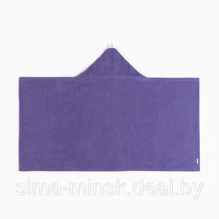 Полотенце с капюшоном Крошка Я, цв.фиолетовый 70*140 см, 100%хл, 320 г/м2 - фото 2 - id-p210195602
