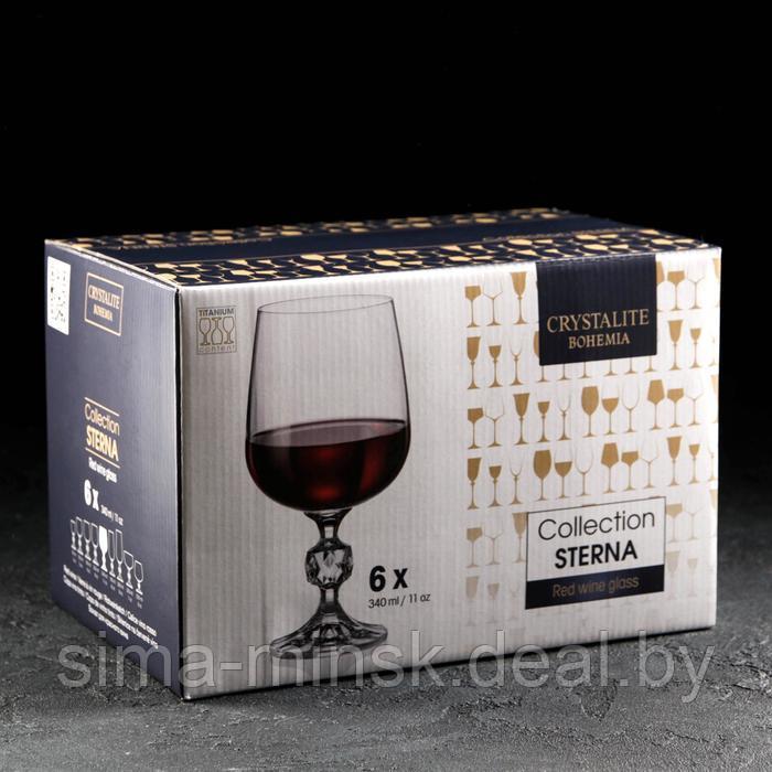 Набор бокалов для вина Sterna, 340 мл, 6 шт - фото 2 - id-p210193717