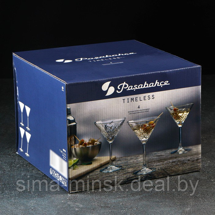 Набор бокалов для мартини Timeless, 230 мл, 4 шт - фото 2 - id-p210193719