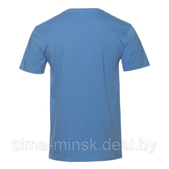Футболка мужская, размер XXXL, цвет голубой - фото 2 - id-p210197799