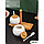 Набор банок керамических для сыпучих продуктов на деревянной подставке BellaTenero, 4 предмета: 2 банки 250, фото 2