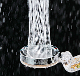 Турбо насадка - массажердля душа 2-х режимная водосберегающаяFLAP PRESSURIZATION FILTER SHOWER (съемный, фото 3