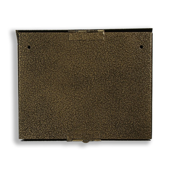 Ящик почтовый без замка (с петлёй), горизонтальный «Мини», бронзовый - фото 6 - id-p210200603