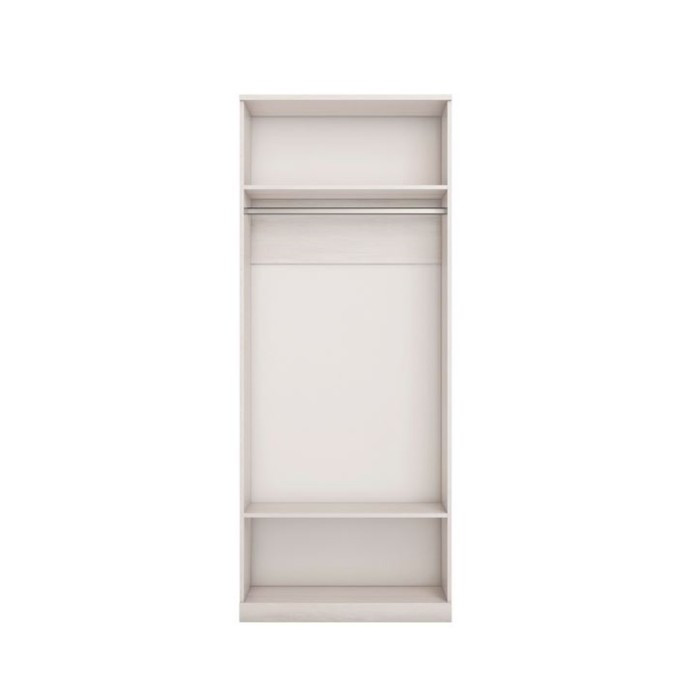 Шкаф 2-х дверный для одежды «Босфор», 804×532×1998 мм, ясень анкор светлый/глиняный серый - фото 2 - id-p210200274