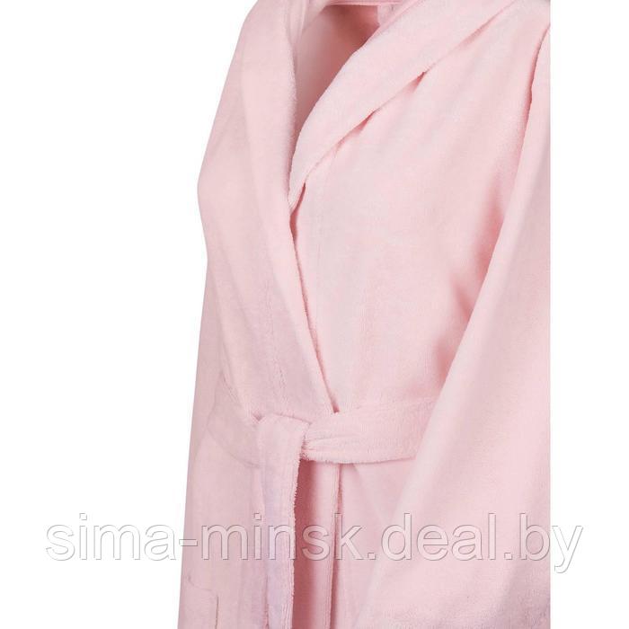 Халат махровый «Шанти», размер L, цвет розовый - фото 3 - id-p210197009