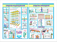 Плакат по Охране труда р-р А2 № 97-98 Безопасность работ на высоте