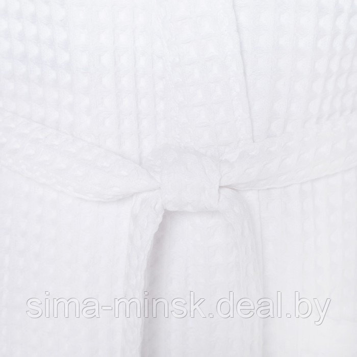 Халат вафельный мужской удлиненный Этель "Boho" размер 50-52, цвет белый, 100% хлопок, 290 г/м2 - фото 6 - id-p210197032