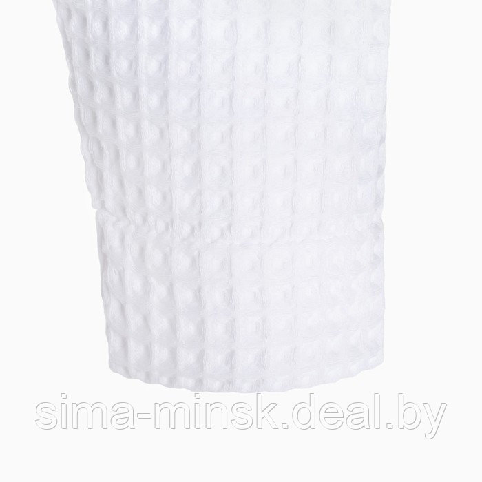 Халат вафельный мужской удлиненный Этель "Boho" размер 50-52, цвет белый, 100% хлопок, 290 г/м2 - фото 7 - id-p210197032