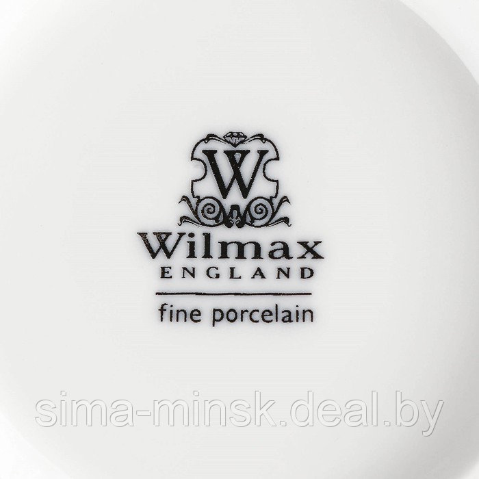 Тарелка фарфоровая для пасты Wilmax, 600 мл, d=25 см, цвет белый - фото 4 - id-p210192928