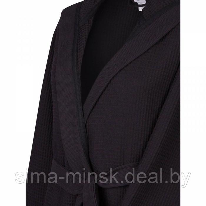 Мужской халат с капюшоном «Гамлет», размер М, цвет чёрный - фото 2 - id-p210197064