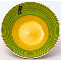Набор тарелок Elrington «Аэрограф зеленый луг», 6 шт., 18 см, 540 мл