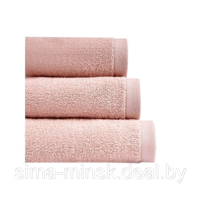 Полотенце махровое Preston, размер 30х50 см, цвет розовый - фото 1 - id-p210198096