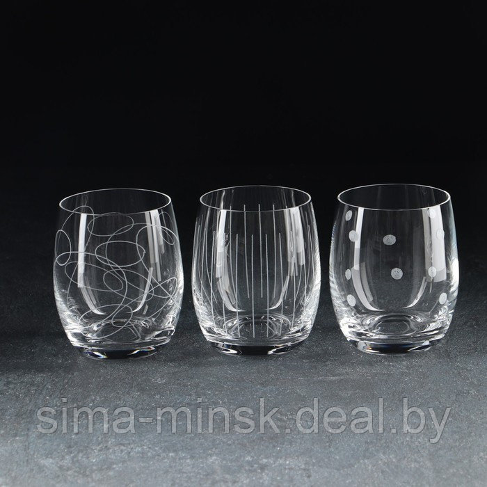 Набор стаканов для виски «Клаб Elements», 6 шт, 300 мл, хрустальное стекло - фото 4 - id-p210194074
