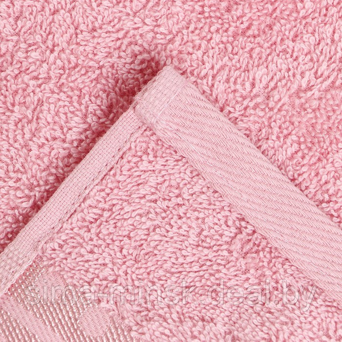 Полотенце махровое Pirouette 100Х150см, цвет розовый, 420г/м2, 100% хлопок - фото 4 - id-p210197239