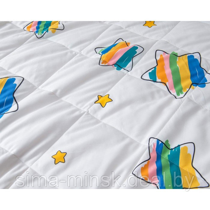Комплект детский с одеялом «Листья», размер 160х220 см, 160х230 см, 50х70 см, цвет жёлтый - фото 3 - id-p210195972