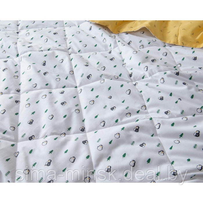 Комплект детский с одеялом «Пингвинята», размер 160х220 см, 160х230 см, 50х70 см - фото 3 - id-p210195977