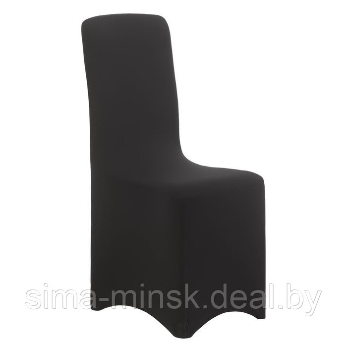 Чехол свадебный на стул, чёрный, размер 100х40см - фото 1 - id-p210195442