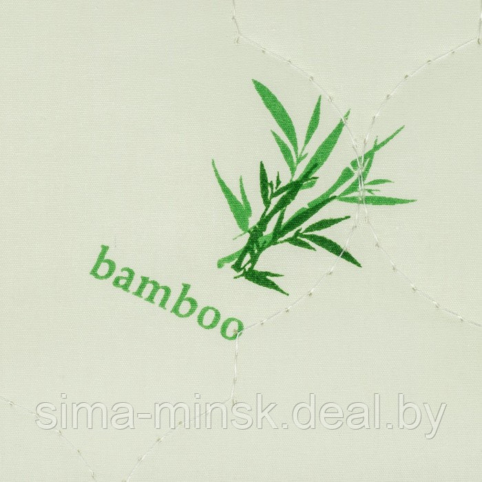 Подушка Адамас "Бамбук", размер 50х70 см, бамбуковое волокно, чехол тик - фото 2 - id-p210197255
